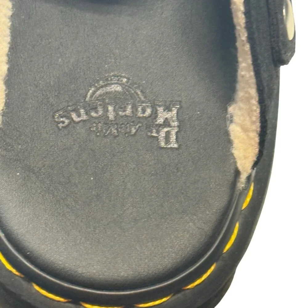 Dr. Martens Zebzag Suede Slingback Platform Mules Unisex W 7/ M 6 - Picture 11 of 11